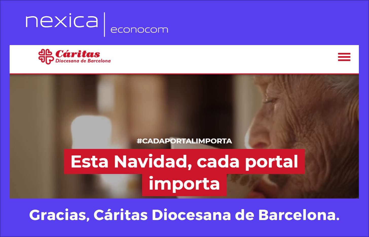 Econocom Nexica col·labora amb Càritas Barcelona