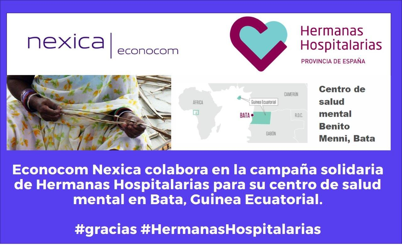 Econocom Nexica colabora en la campaña solidaria de Hermanas Hospitalarias